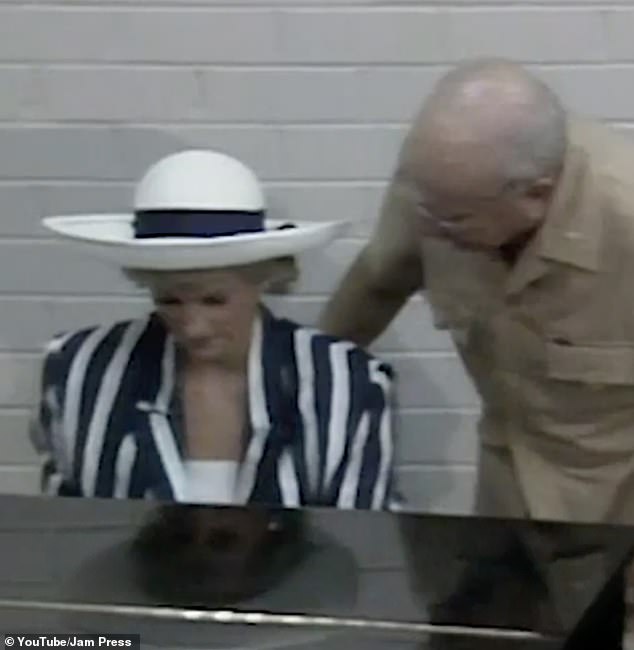 Some royal fans previously noted how Kate seemingly channelled her late mother-in-law Princess Diana, who surprised onlookers in 1988 in Australia with her own piano performance (pictured)