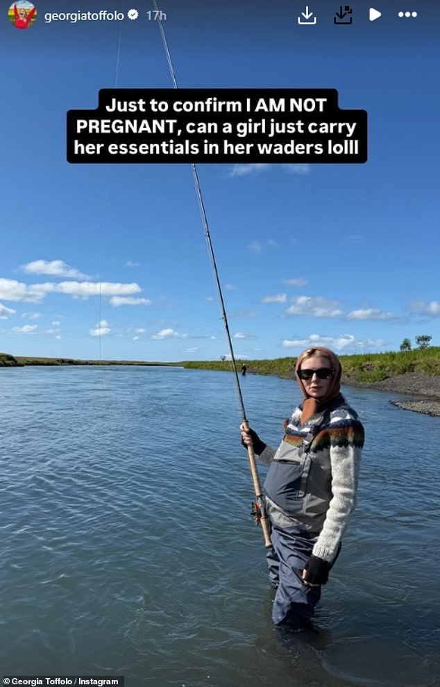 The star left fans confused after she teased 'major news' and seemingly shared a 'bump picture' on her Instagram during a holiday to Iceland in July