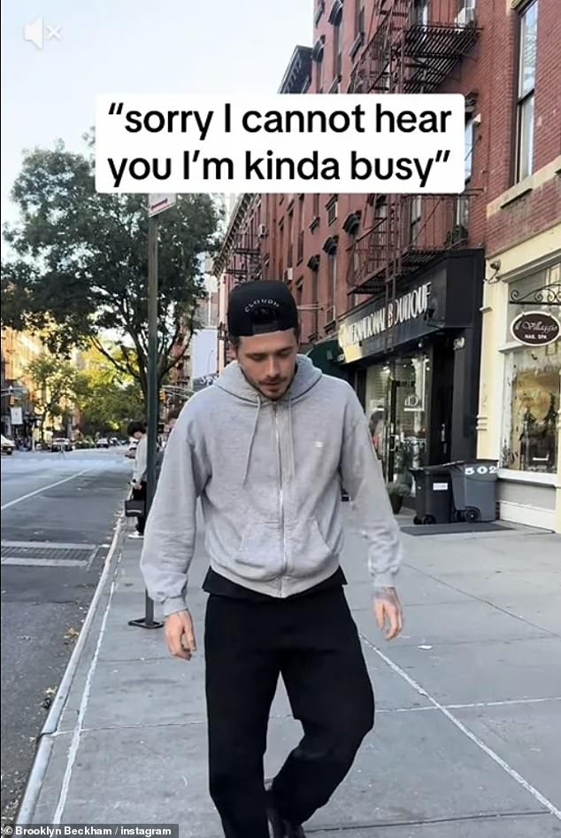 Their united front comes after Brooklyn 'hit back' at his estranged family with a thinly veiled barb after blocking them on social media