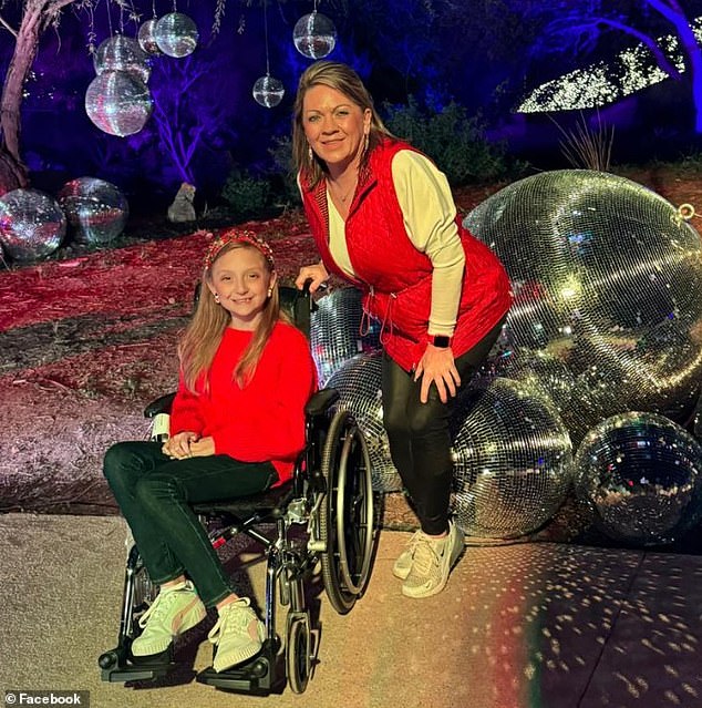 Francis, pictured with her mother Mary, was honored by the Oklahoma City Ballet after they named a new permanent character after her