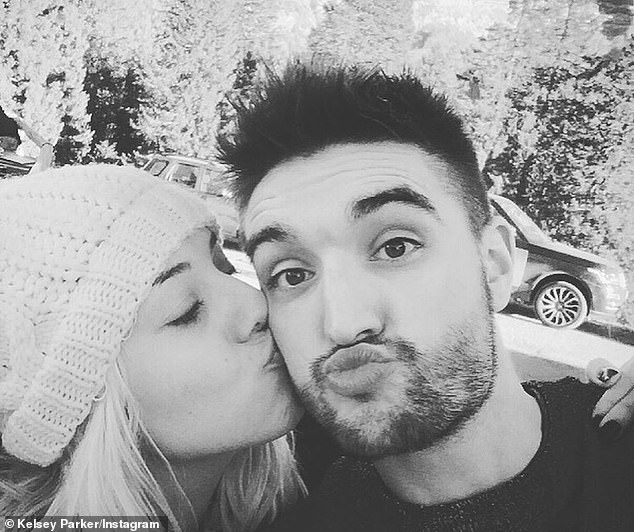 Kelsey pictured with Tom who lost his battle with cancer