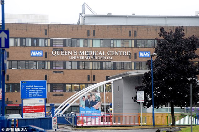 She has been chairing the inquiry into Nottingham university hospitals NHS trust since 2022 (pictured: QMC Queen's Medical Centre in Nottingham)