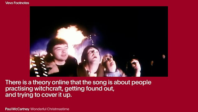 A new video has explored the making of Paul McCartney's 1979 hit Wonderful Christmastime