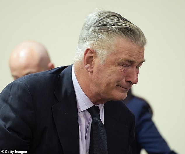 Baldwin was legally cleared last year in the involuntary manslaughter case brought against him in connection with the shooting. Pictured in New Mexico in July of 2024