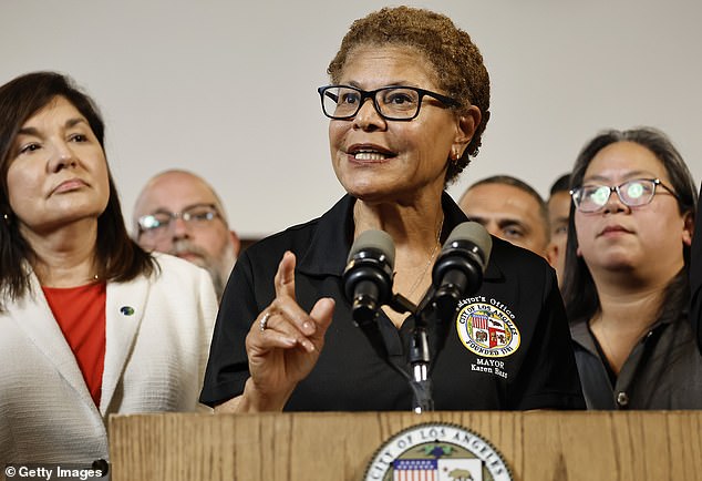 Los Angeles Mayor Karen Bass has issued a local emergency in the city of angels, citing 'high intensity rainfall on saturated soils' from the wildfires that tore through Southern California last year