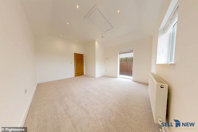 Inside the bungalow is modern and airy. However it is also compact