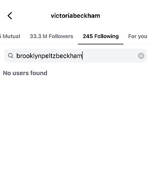 They no longer appear on follow lists