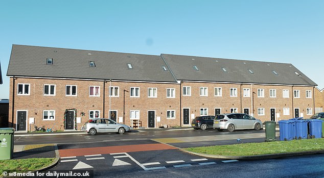 Pictured: Standard newbuild properties that are also part of the Graven Hill estate