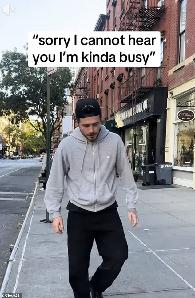 It comes as Brooklyn 'hit back' at his estranged family with a thinly veiled barb after blocking them on social media