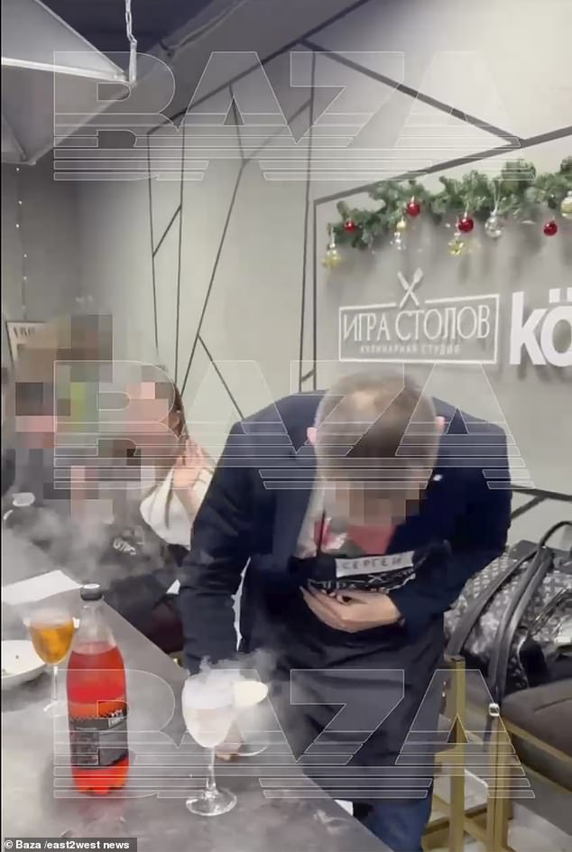 The man keeled over in agony and had to be rushed to intensive care after the drink raptured his stomach