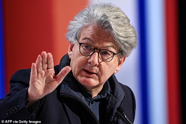 Among those targeted is former French EU commissioner Thierry Breton, one of the architects of Europe's controversial digital crackdown on Big Tech