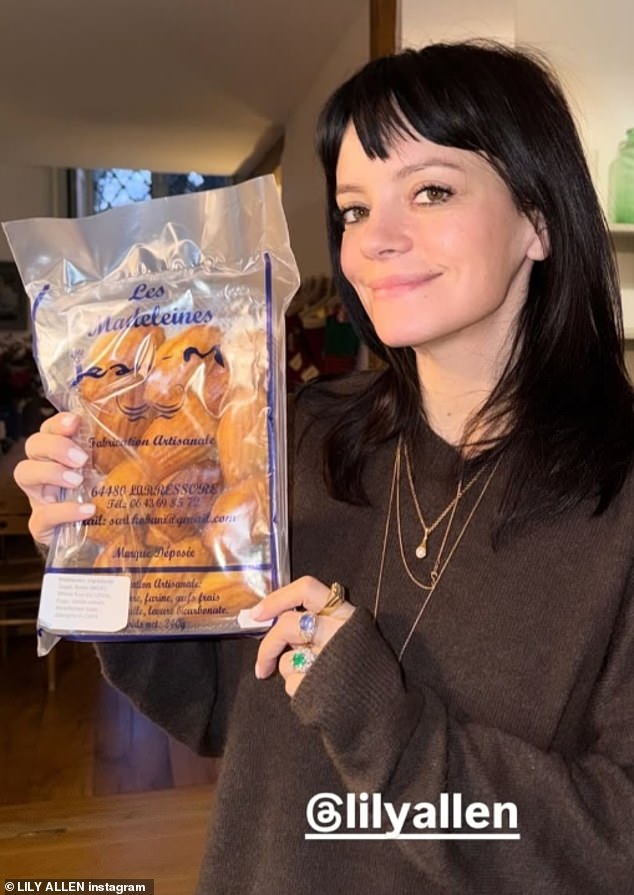 The latest empowering posts on Instagram showed Lily whipping up a trifle using Madeline cakes - a reference to the pseudonym given to the woman accused of having an emotional affair with her husband