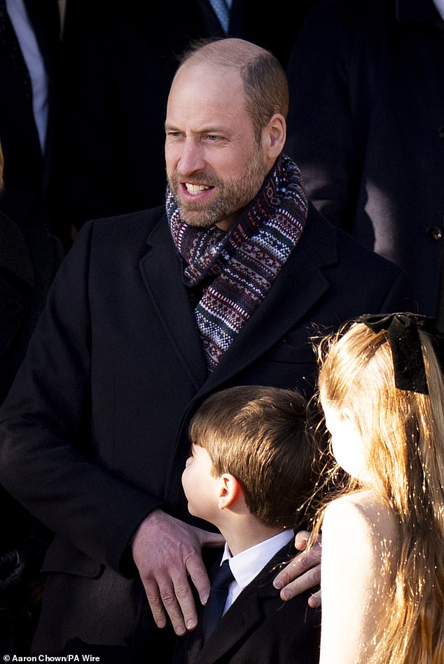 Prince William shares a sweet moment with his youngest child, Louis