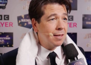 First look at Celebrity Traitors star being surprised in BED by Michael McIntrye