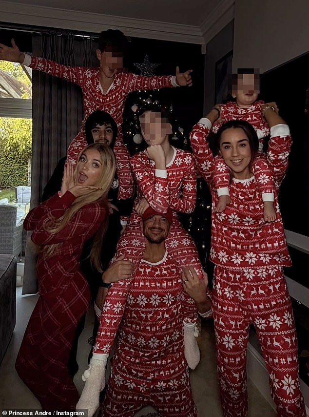 Junior and Princess revealed prior to Christmas that they had planned to spend their morning with Peter and the evening with their mum Katie