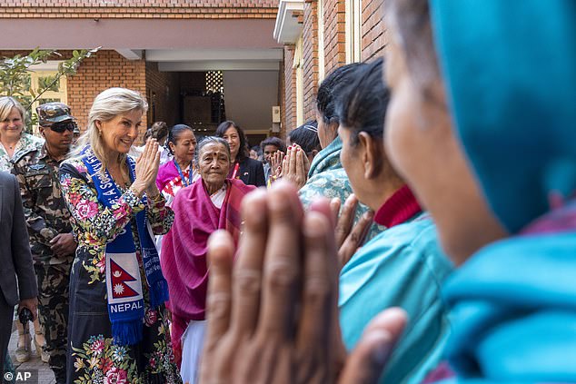 The Duchess of Edinburgh visits the hostel in February
