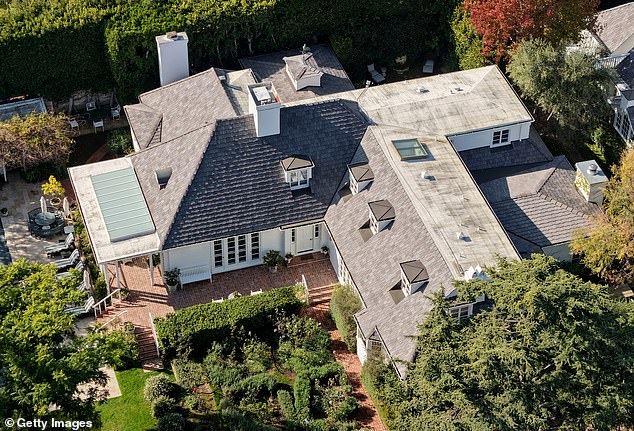Rob and Michele Reiner were found with their necks slit inside their bedroom at their multimillion-dollar mansion in Los Angeles (pictured)
