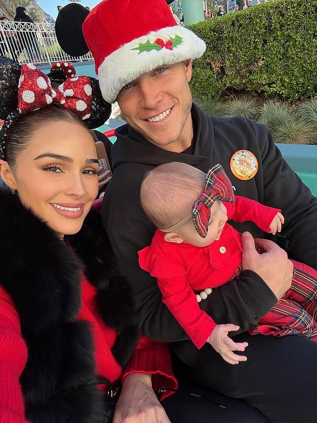 Olivia Culpotreated fans to an early festive gift, giving a glimpse inside the luxury estate she shares with her NFL star husband Christian McCaffrey and their daughter Colette