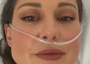Louise Thompson forced to spend Christmas Eve in hospital amid ongoing health battle as she thanks the NHS