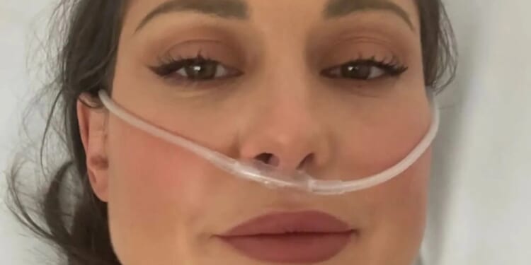 Louise Thompson forced to spend Christmas Eve in hospital amid ongoing health battle as she thanks the NHS