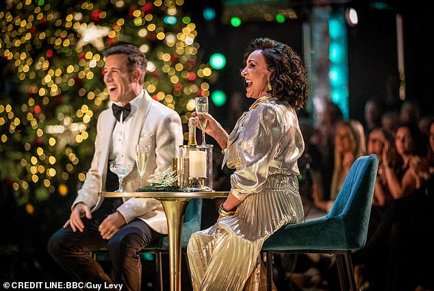 Head judge Shirley Ballas (pictured) looked over the moon to be back on the dance floor for the special