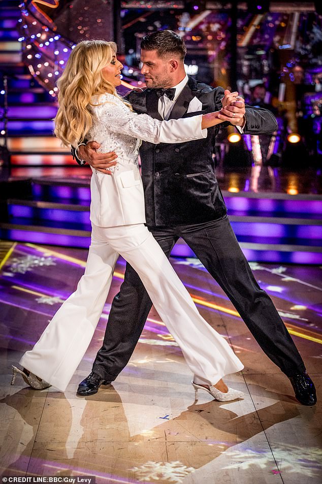 Tess - who has been with Strictly since day one - received an Argentine Tango with Alja¿ ¿korjanec as a Christmas gift from the judges