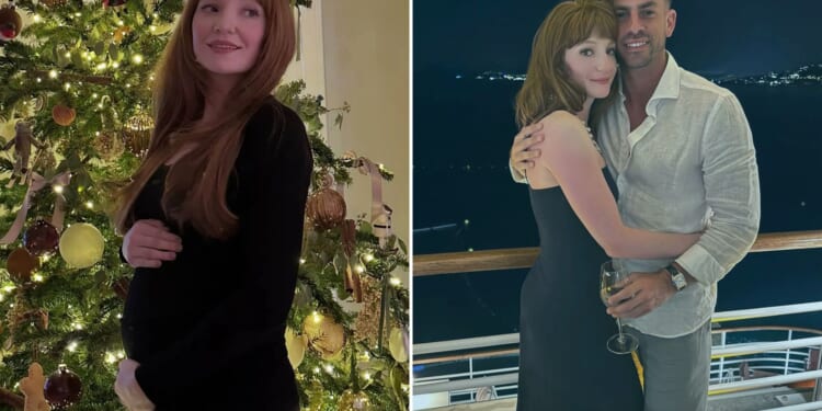 Girls Aloud star Nicola Roberts reveals she's expecting first child with footballer fiance as she shows off bump