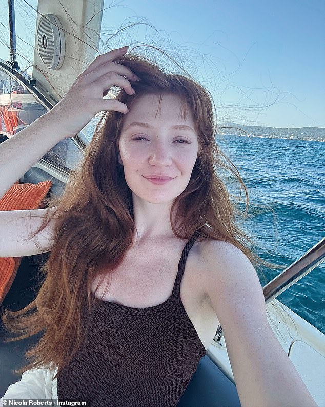 Nicola enjoyed a sun-soaked trip to St Tropez where it was reported Mitch got down on one knee