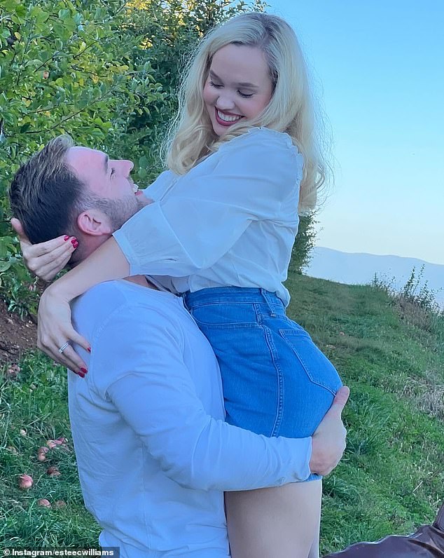 Williams and her husband, Conner, (pictured) welcomed their daughter on September 5