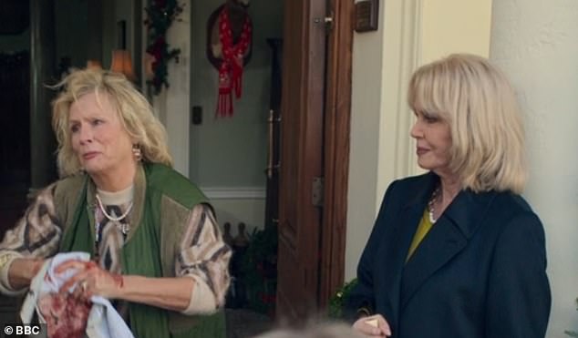 In particular, fans shared their joy at seeing Jennifer and Absolutely Fabulous co-star Joanna Lumley reunited on-screen