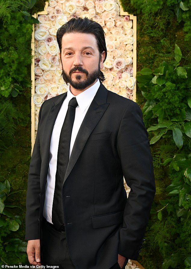 Diego Luna also has no time for holiday hoopla; (pictured 2025)