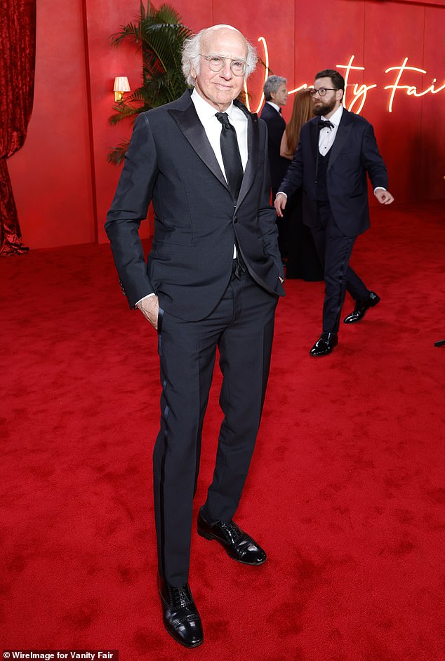 ¿I¿m a creature of habit and can¿t tolerate anything that throws me off my normal routine,¿ David wrote in a 2021 essay titled A Very Larry David Christmas; (pictured 2024)