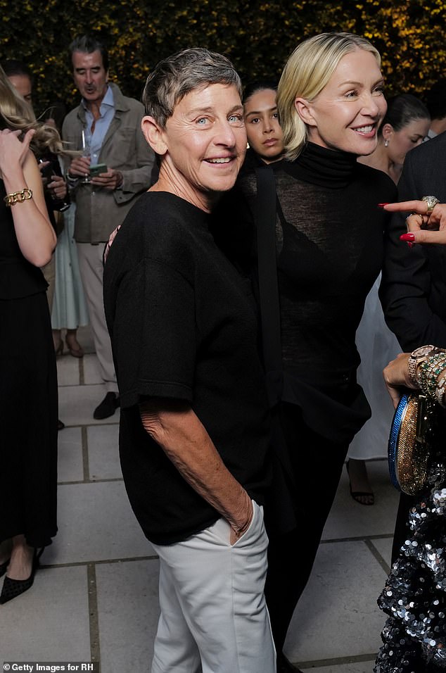 And earlier this year in September, the couple were seen stopping by an event in Paris while donning monochromatic outfits (seen above)