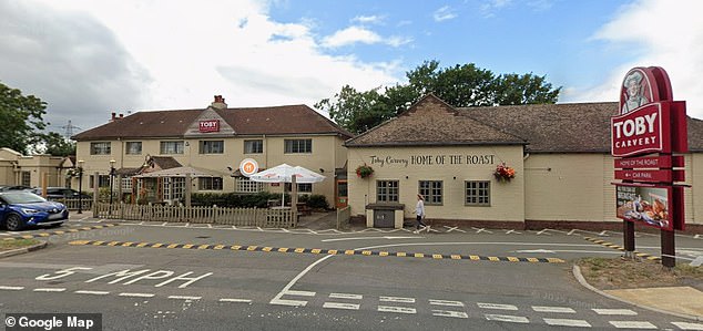 A Toby Carvery in Worcester was given a one rating, meaning 'Major Improvement Necessary'