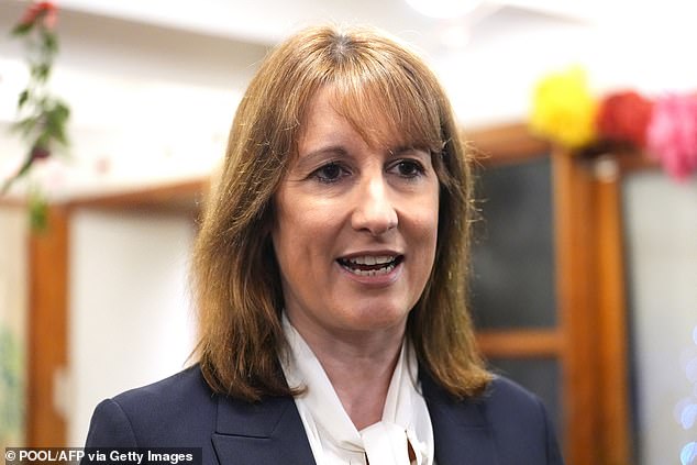 She was recently under pressure to resign after being accused of inventing a £30bn 'black hole' to justify big tax rises. Pictured: The Chancellor earlier this week