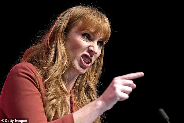Angela Rayner, Deputy leader of the Labour Party speaks on the final day of the Labour Party Conference in 2022