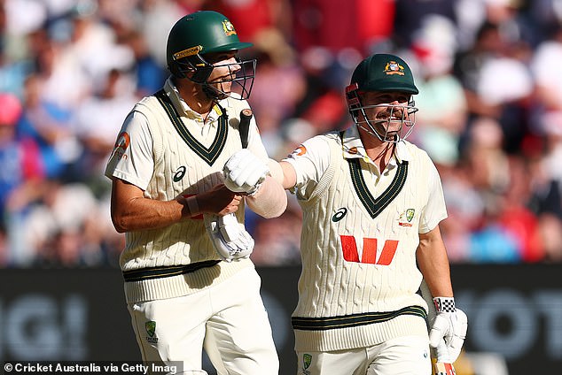 Facing one over before stumps, the Australians sent out nightwatchman Scott Boland - and when he edged the evening’s final ball for four, the record-breaking crowd erupted at the MCG