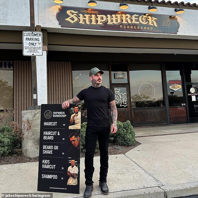 Jacob 'Jake' Harris, seen here, arranged phone calls between Chase and his father and his costars in order to encourage him to get help