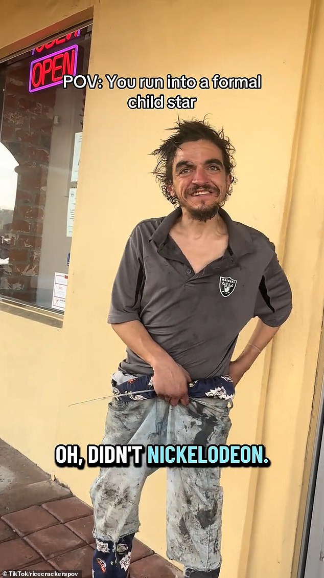 A fan posted a clip of Chase to TikTok revealing he'd fallen on hard times