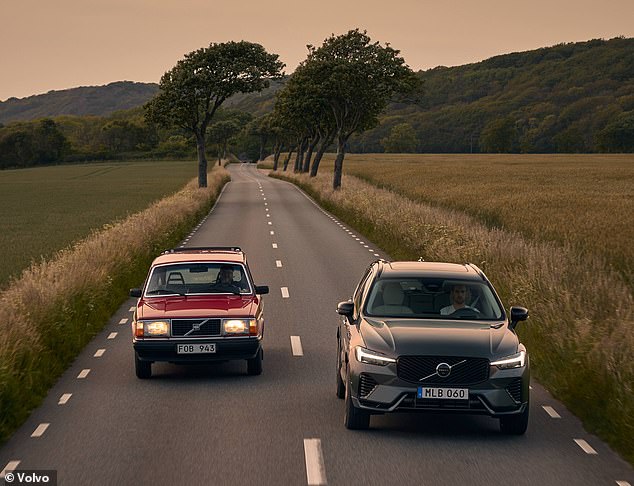 Earlier this year, the Volvo XC60 (right) surpassed the 240 estate's (left) deliveries, with 2.7 million bought around the world since it arrived in 2008