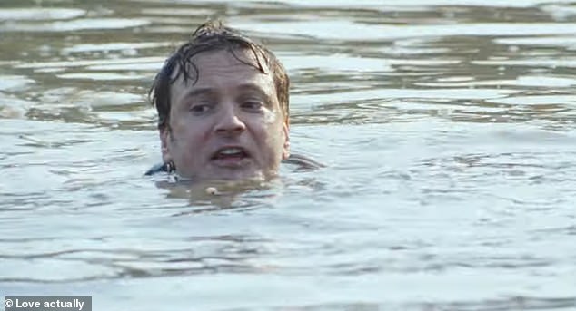 The lake in which Colin Firth and his co-star Lúcia Moniz swam in was only 18 inches deep and they had to kneel down, pretending to be in deeper water