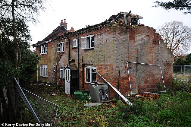 The property was initially on the market for £600,000 before its eye-watering asking price was slashed by 20 per cent this month