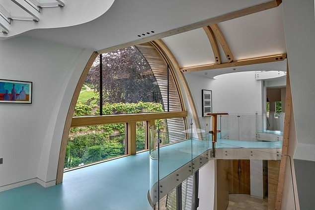 The property has 23 foot high ceilings and an open plan design built by owner Chris Taee