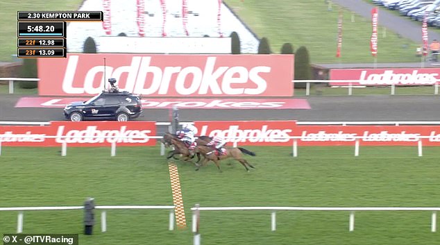 The judge required more than a minute to separate the front three after a tense photo finish