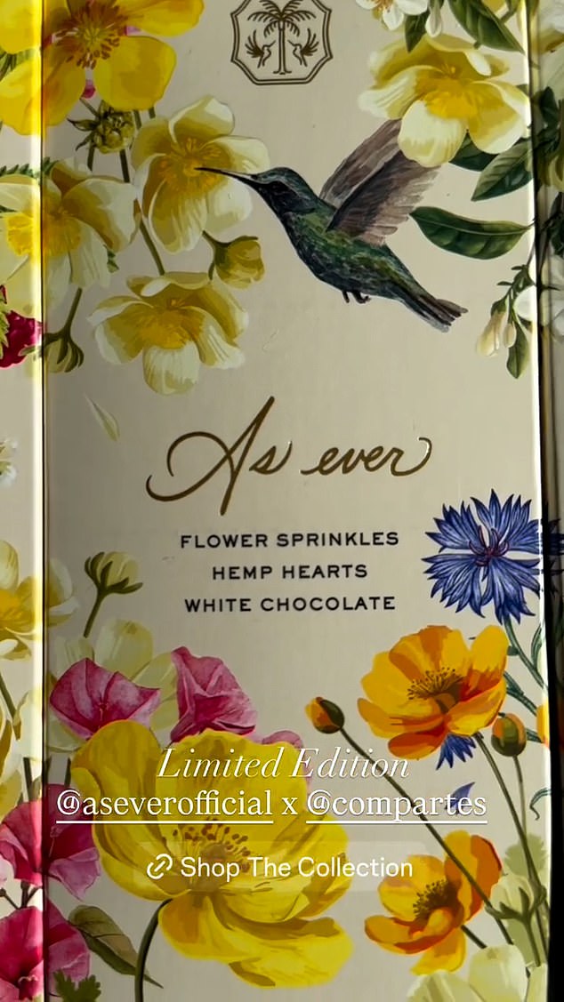 This is among the products advertised as part of Meghan's own As Ever range