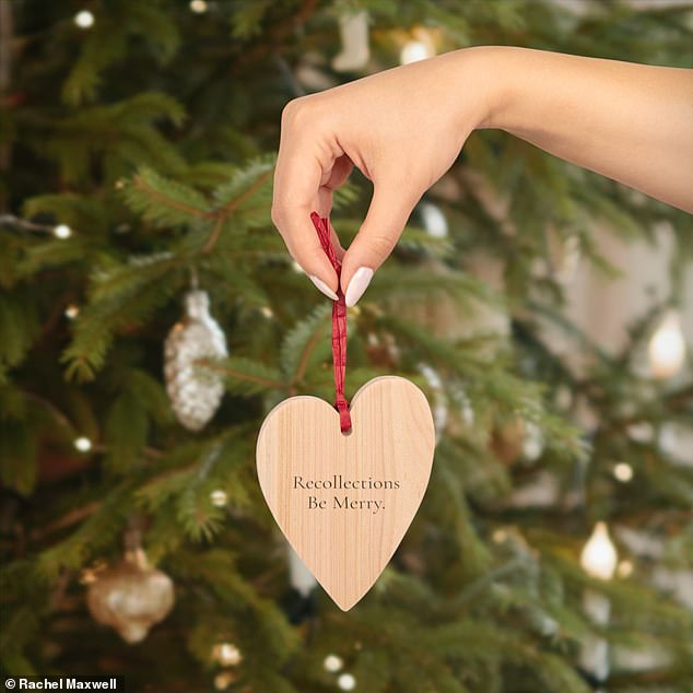 Rachel produced a twist on the 'Recollections May Vary' range as a Christmas decoration