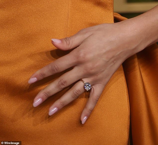 Zendaya takes third place on the list with a ring estimated value of £400,000 to £800,000