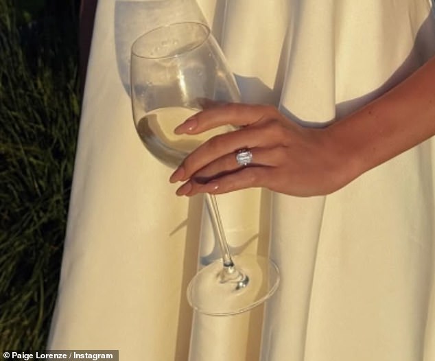 Paige Lorenze takes seventh place with her sparkling engagement ring, valued between £300,000 and £500,000