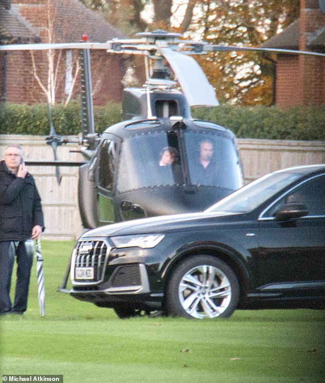 The Hollywood actor, 63, was among the 7,000 people who had gathered at the church's British headquarters for the annual bash