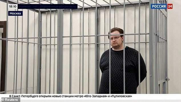 Konovalov will spend 12 years behind bars after a Moscow court found him guilty of treason